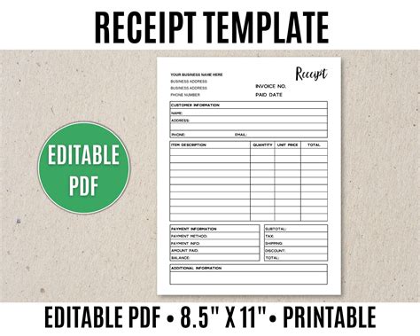 online receipt generator